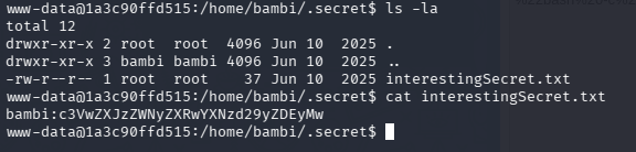 Secreto de bambi