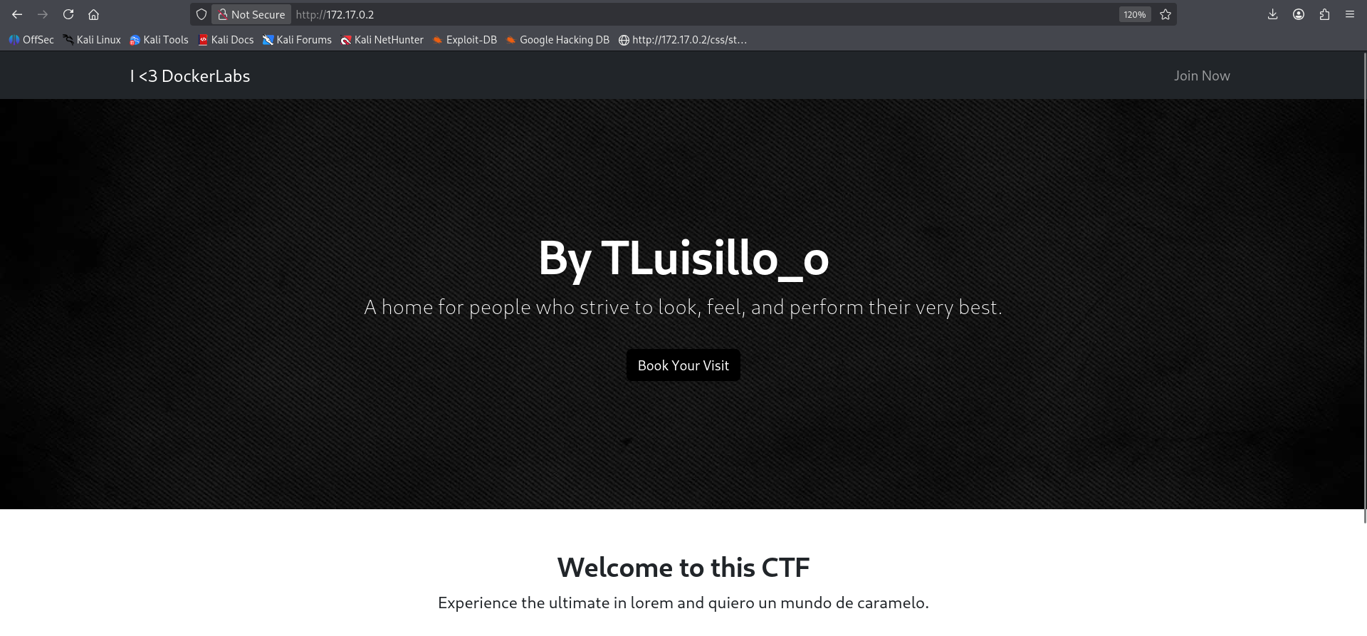 Web principal