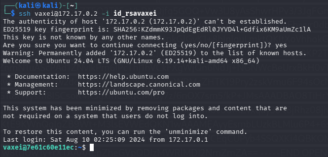 SSH como vaxei