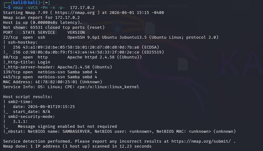 Escaneo Nmap
