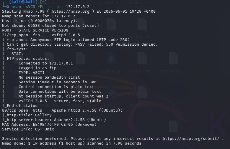 Escaneo Nmap