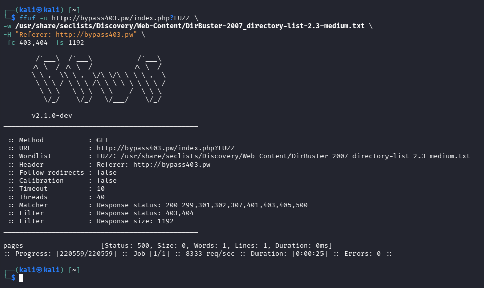 Fuzzing de parametros