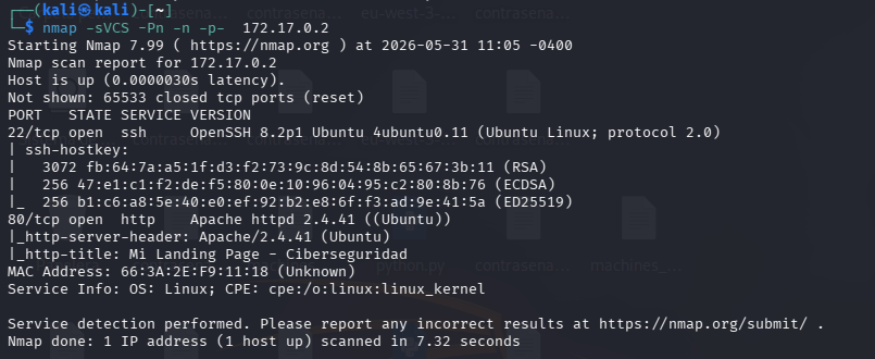 Escaneo Nmap